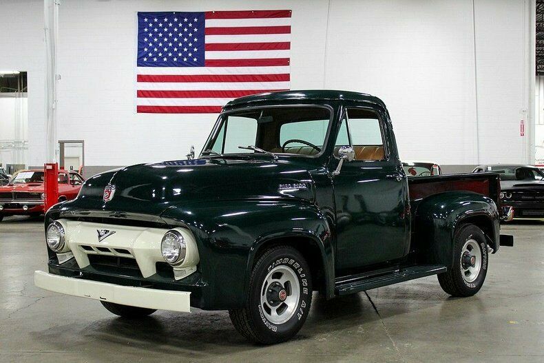 1954 ford f100 19787 miles british racing green 239 v8 3 speed