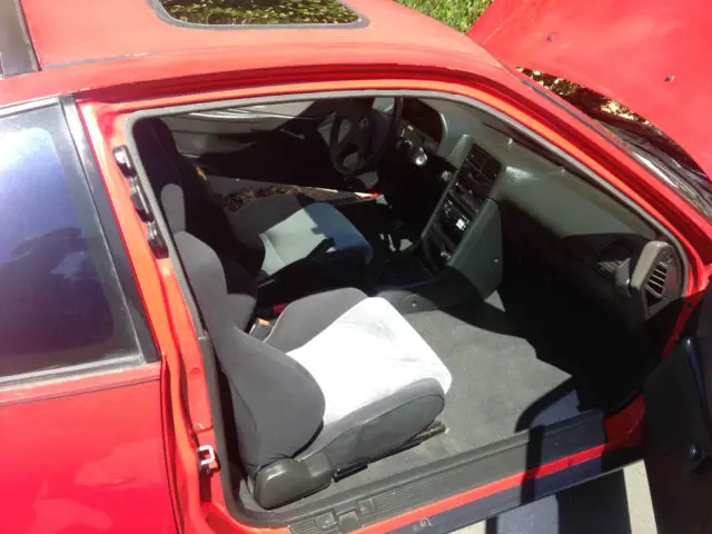 honda hf crx (red) 1989 only 83k mi from original owner with all paperwork!!!!!