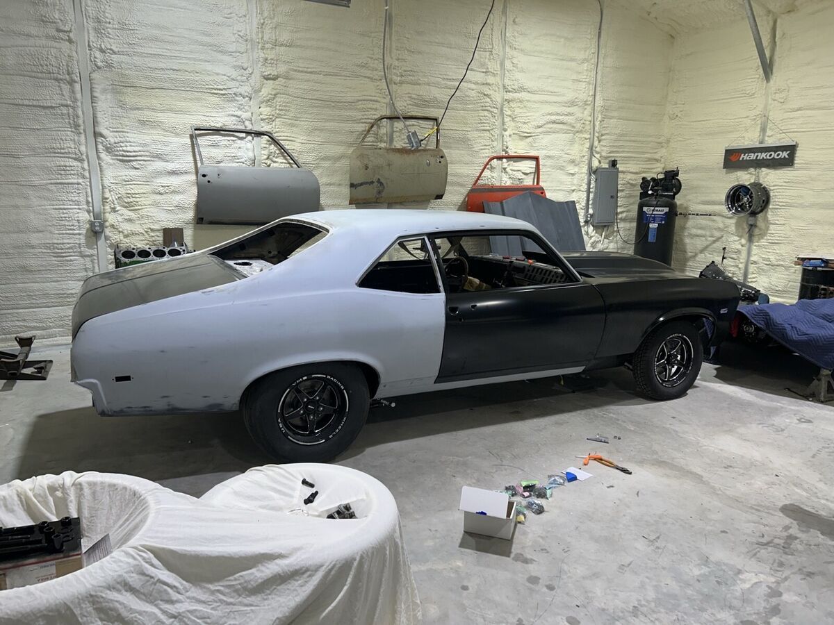 1968 chevrolet chevy ii sedan grey