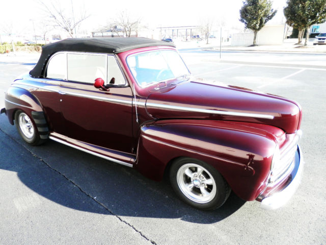 1948 ford custom classic street rod hot rod show car convertible v-8 auto air ps
