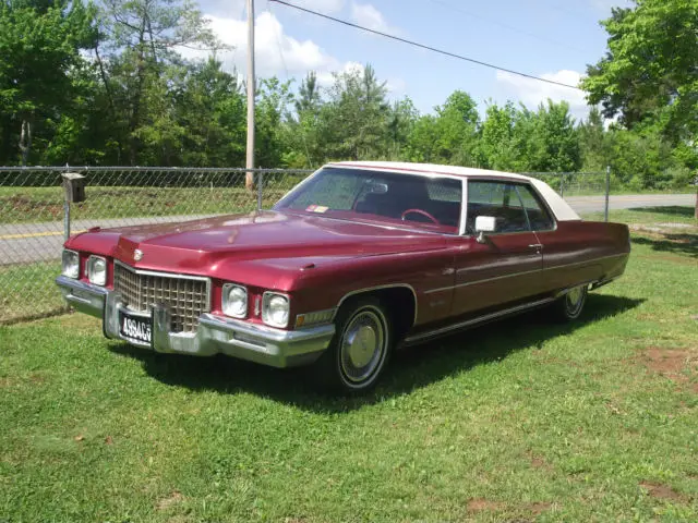 1971 cadillac deville base hardtop 2-door 7.7l