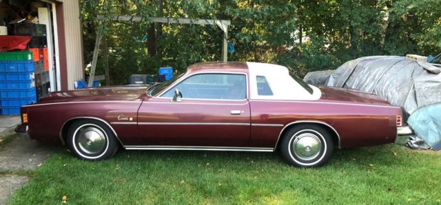 very sharp, classic, 1976 chrysler cordoba, actually very clean