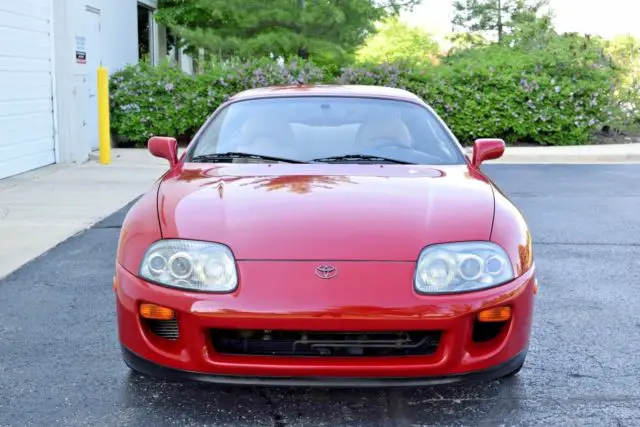 1993 toyota supra mkiv twin turbo 1 owner red/tan all original all stock! mint