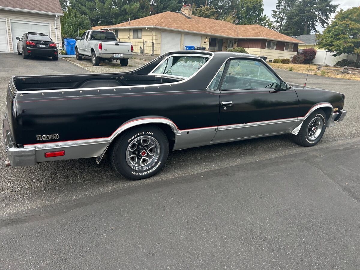 1987 chevrolet el camino pickup black rwd automatic ss rpo z15 no reserve ss
