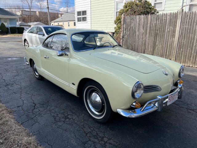 1964 volkswagen karmann ghia coupe yellow rwd manual