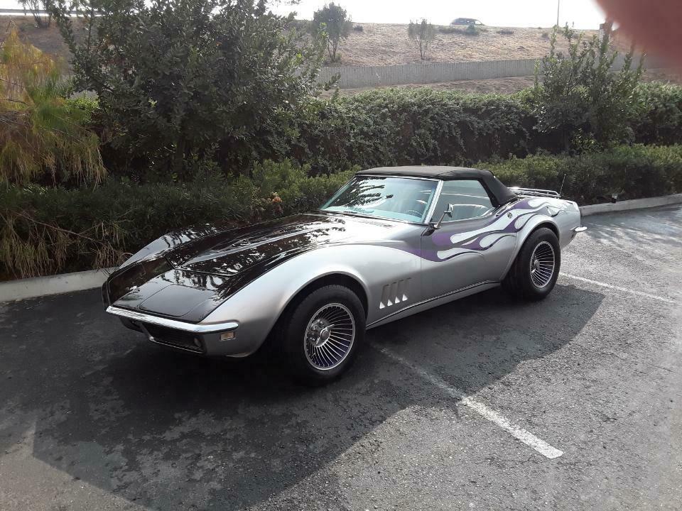 1968 chevrolet corvette convertible w/hard top & rare 350, 34,378 miles show car
