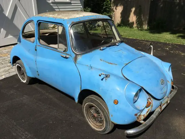 1970 subaru 360 microcar with 2nd car for parts