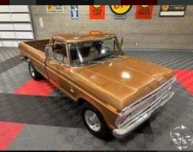 1973 ford f350 pickup brown rwd automatic