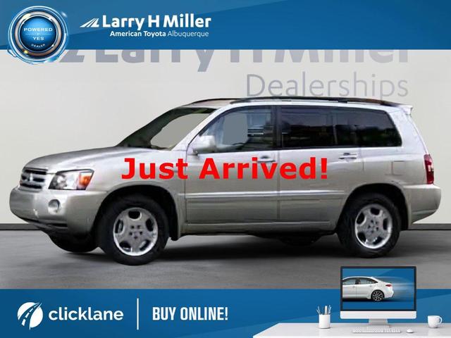 2004 toyota highlander v6 w/o 3rd row (a5)