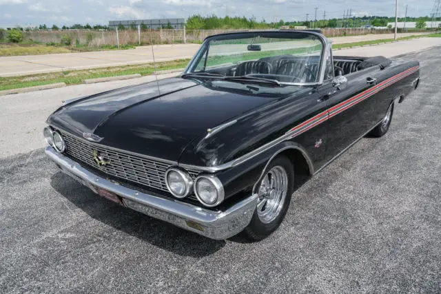 1962 ford galaxie 500xl convertible factory triple black correct 352 v8