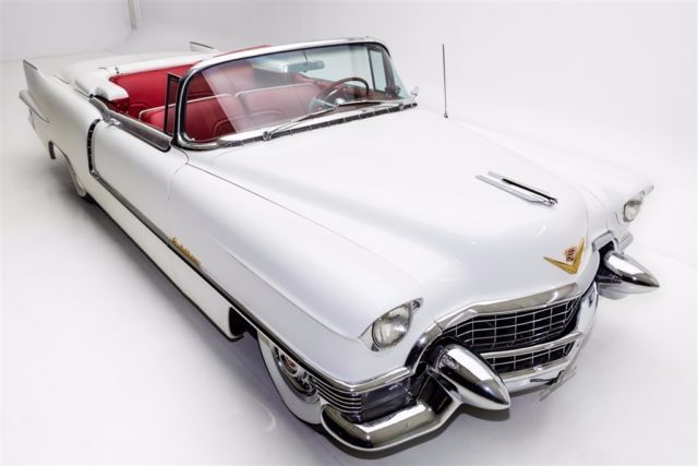 1955 cadillac eldorado convertible, red leather automatic convertible