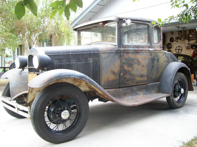 1930 ford model a coupe original 4 banger trog hot rod rat rod street rod