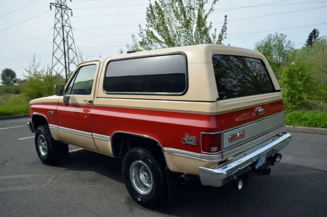 1987 gmc jimmy sierra classic v1500 4wd 5.7l v8 automatic trans 114,128 miles