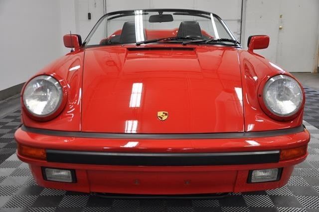 1989 porsche 911 speedster red/black 10,500 miles a/c cruise all books