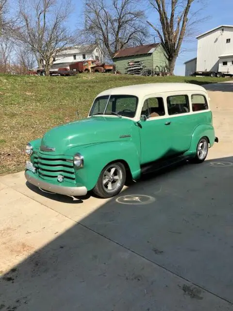 1951 chevrolet suburban, 2 door, custom build, california one owner car