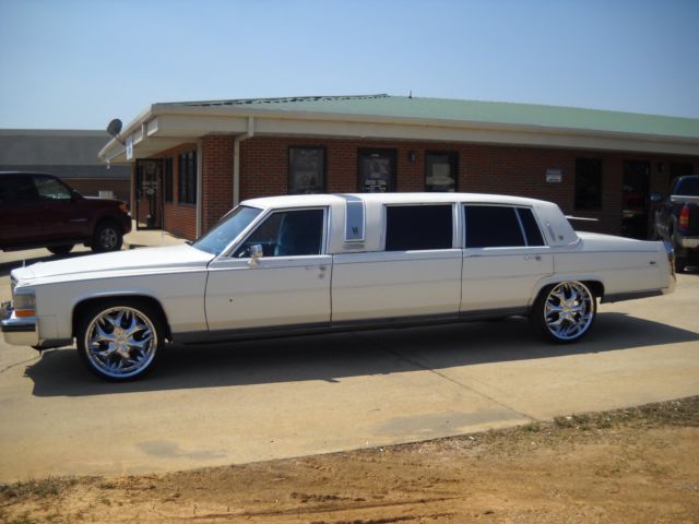 1986 cadillac brougham limousine