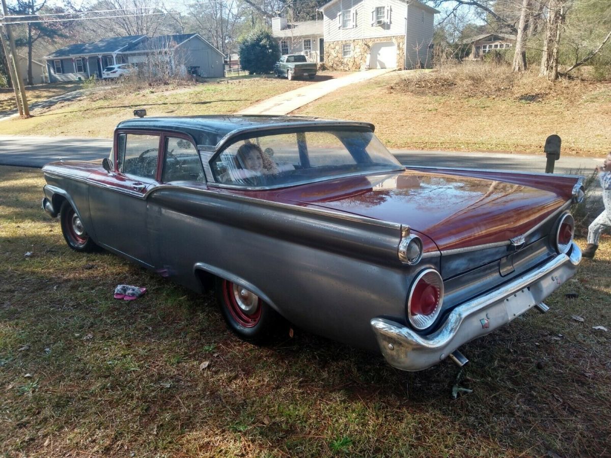 1959 ford custom 300 fairlane hot rod coupe with 360 engine