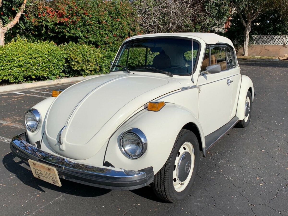 1979 vw super beetle convertible karmann ca bug being sold @ no reserve!