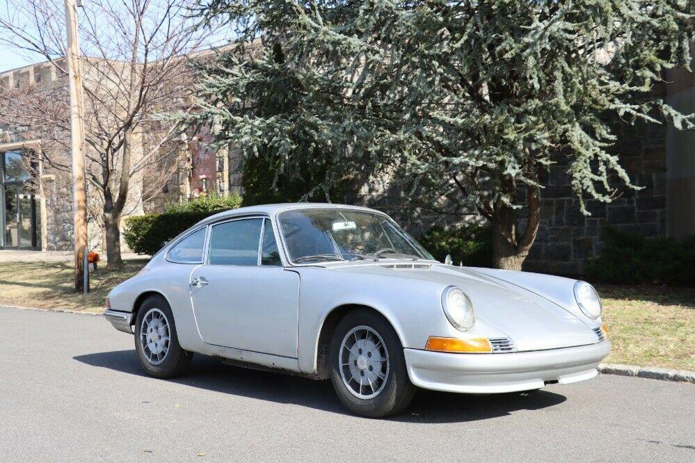 1965 porsche 911 coupe silver with black interior extremely rare