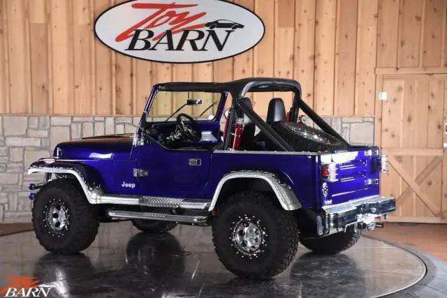 1989 jeep wrangler laredo custom purple 2dr laredo automatic