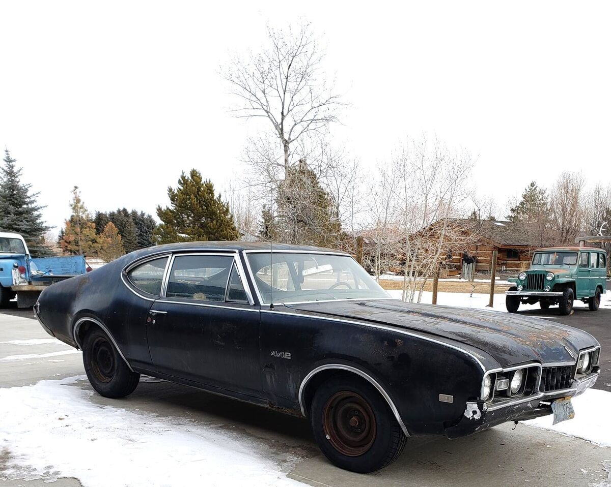 1968 oldsmobile cutlass 442 barn find 1967 1966 1965 1969 1970 1971 1972