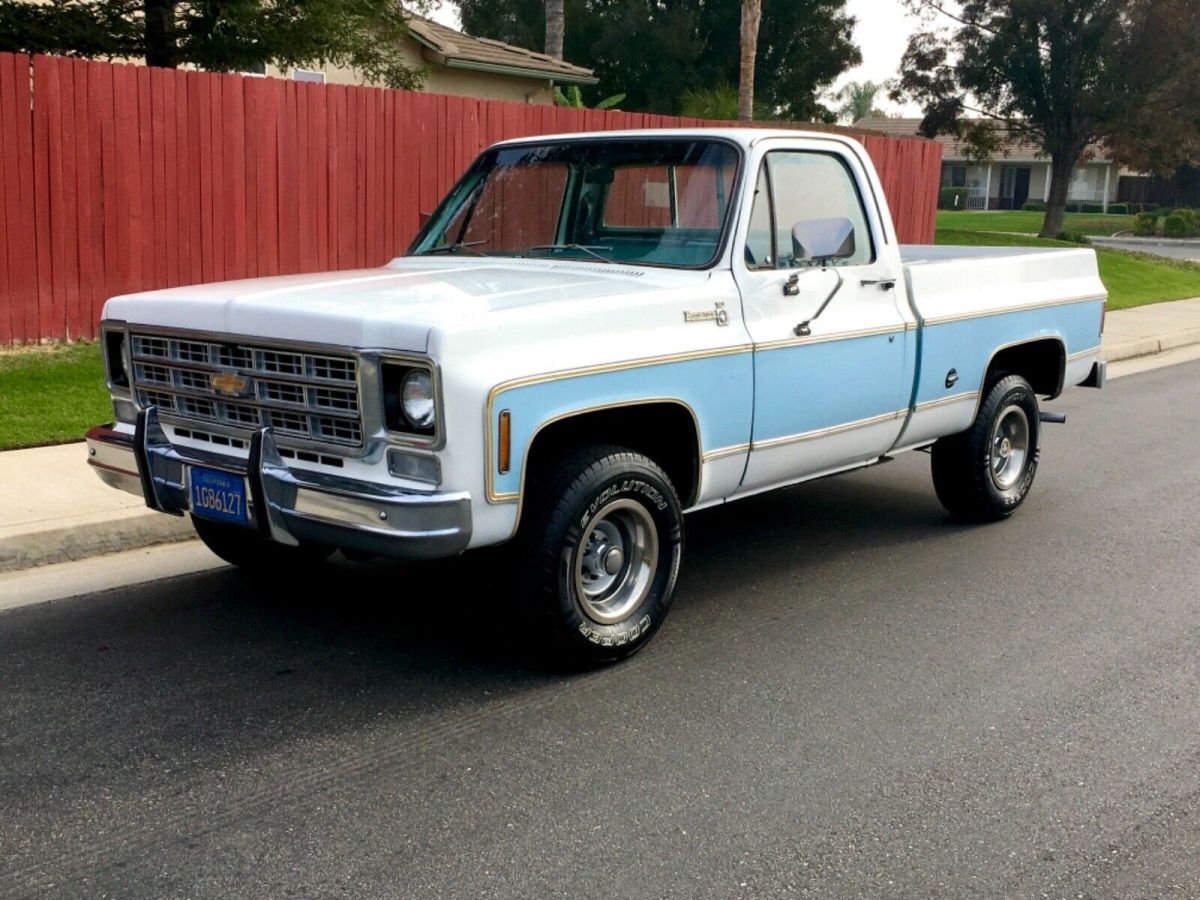 1977 chevrolet c10 k10 silverado bonanza short bed california cheyenne super k5