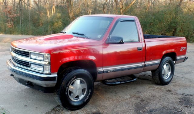 1993 chevy 4x4 z71 75k mile c/k 1500 c-10 silverado swb single cab pickup truck