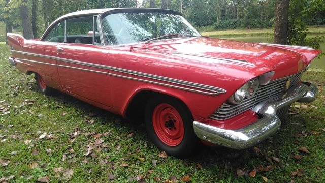 1957 plymouth belvedere 2-hardtop sport coupe christine car halloween prop