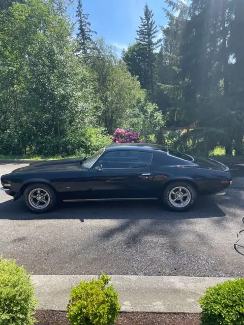 1972 chevrolet camaro coupe black rwd automatic coupe
