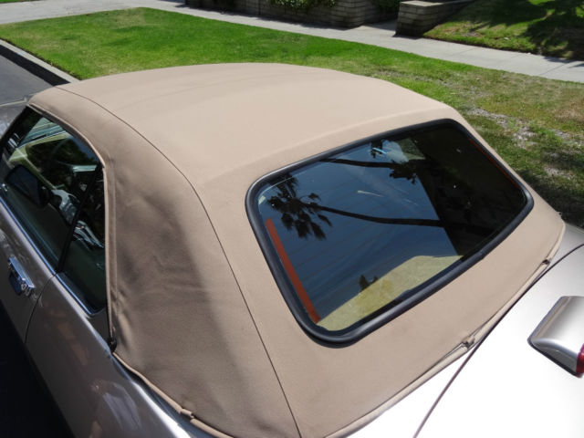 1992 jaguar xjs 5.3 l v12 convertible gold xj-s 2-door jag classic car clean