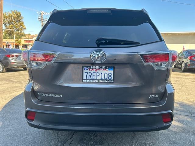 2016 toyota highlander xle