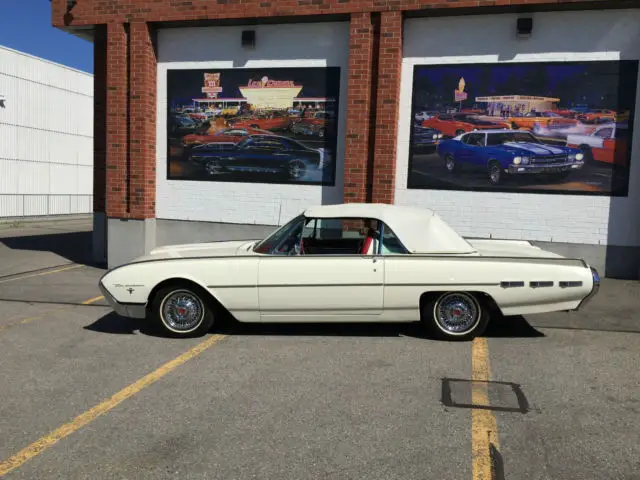 1962 ford thunderbird sports roadster - factory 3 deuce setup
