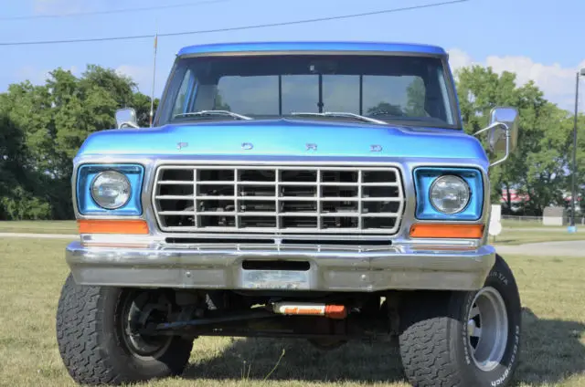 1978 ford f-150 custom standard cab pickup 2-door 5.8l 4x4 step side