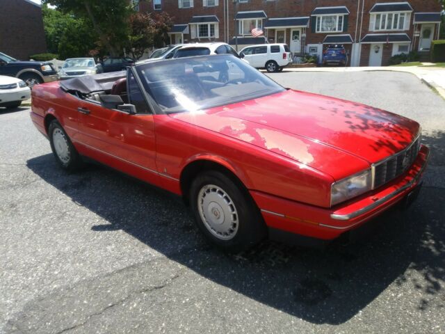 1988 cadillac allante convertible with hardtop project car runs and drives