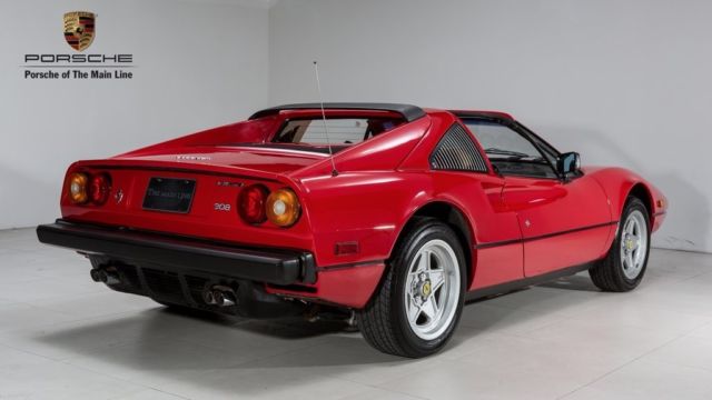 1985 ferrari 308 gts 58,240 miles red
