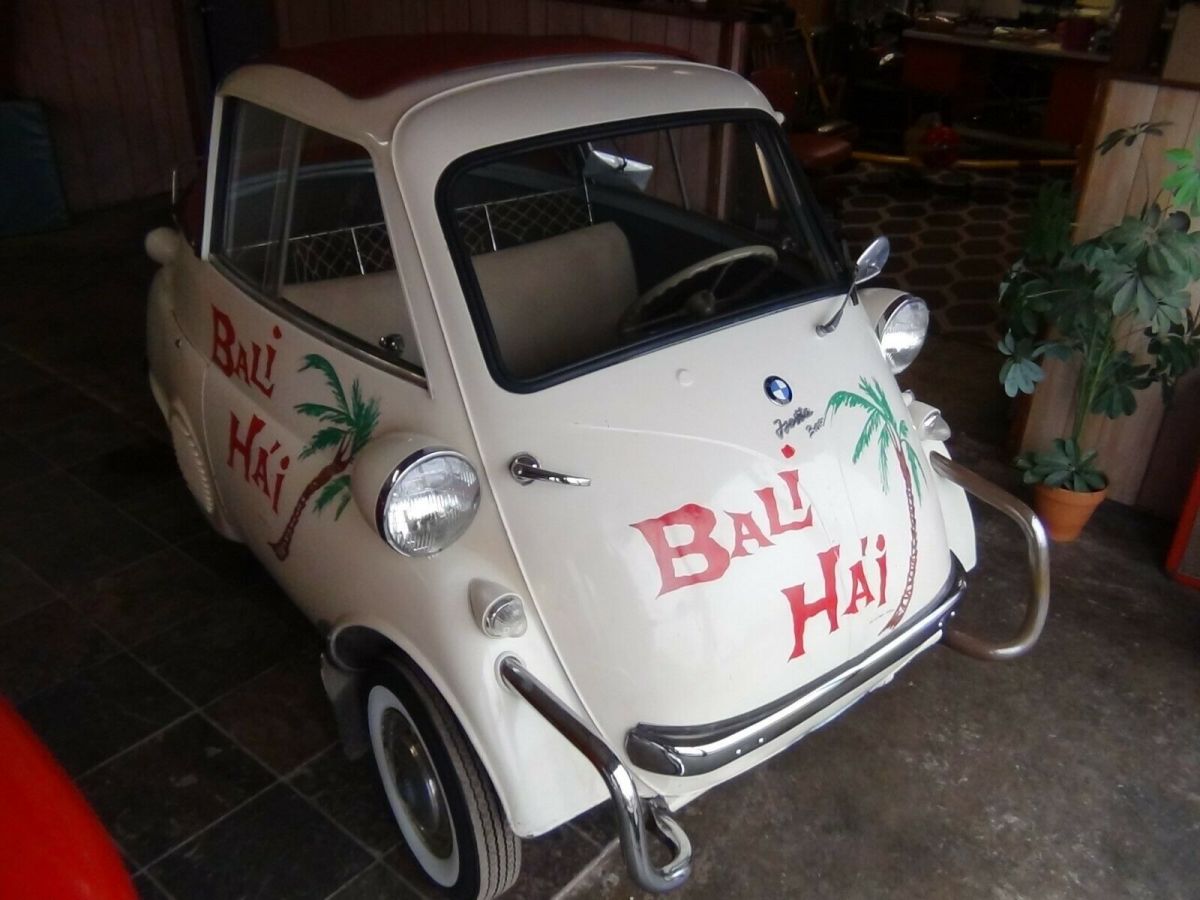 1957 bmw isetta 300 cabriolet original, survivor, low miles