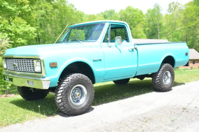 1972 chevrolet k10 custom 10 4x4 chevy long bed 8ft