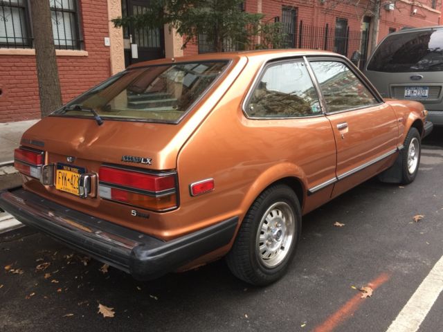 1980 honda accord lx hatchback 5 speed manual classic collector rare