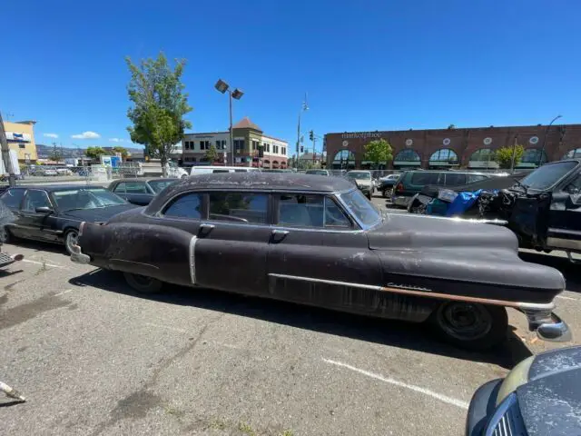 1951 cadillac limousine sedan purple rwd automatic