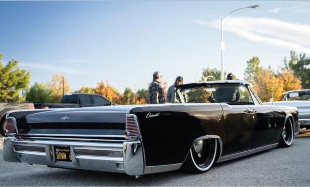 1965 lincoln continental convertible - suicide doors!