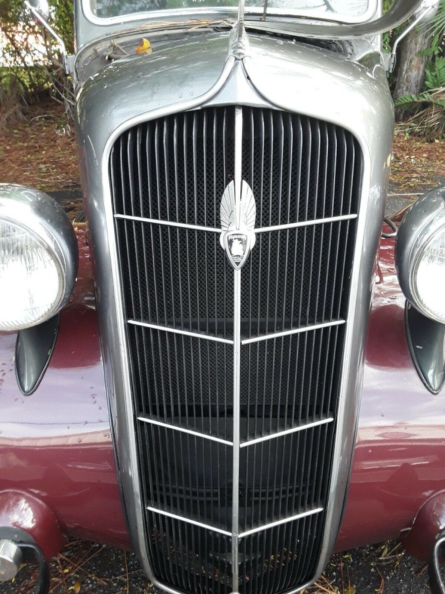 rare 1935 plymouth 2 door coupe-all metal,older restoration,art deco beauty