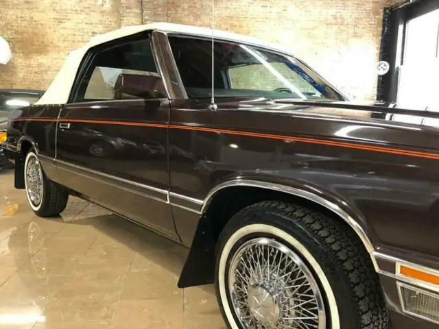 1982 chrysler le baron medallion 2dr convertible automatic 3-speed fwd i4 2.6l