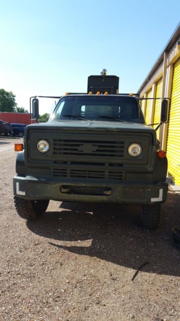 1986 military gmc c70 8.2l detroit diesel 2.5 ton air drop axle air brakes lift