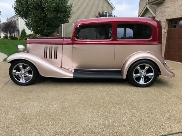 1933 chevrolet master sedan street rod 454 big block steel body show stopper !!