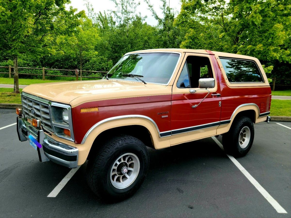 1986 ford bronco suv brown 4wd automatic u100