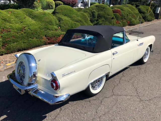 1956 ford thunderbird, white with 805 miles available now!