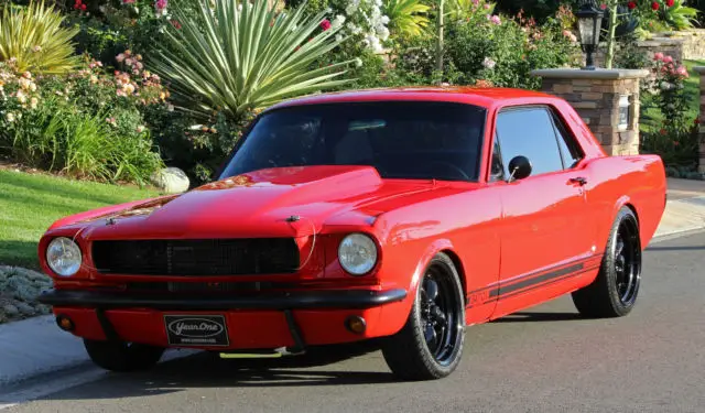1966 mustang 347 stroker supercharged, 5 speed, posi, total control suspension