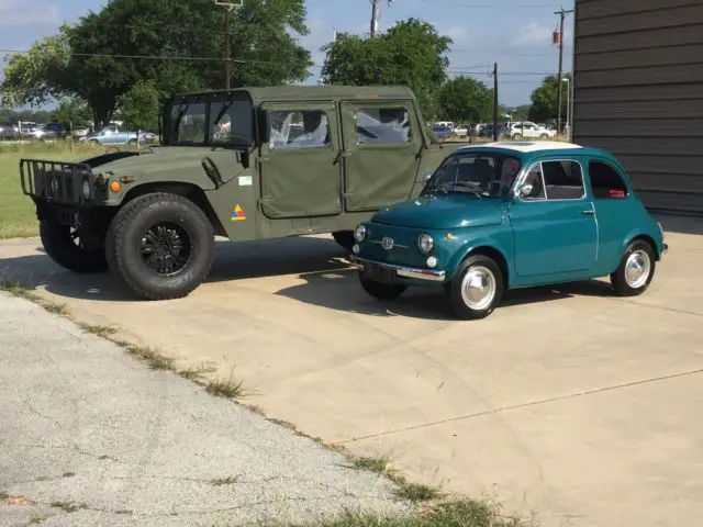 1972 fiat 500 (the original micro car)restored in italy -texas title