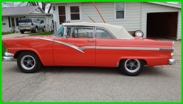 1956 ford fairlane manual convertible, only has 5,000 miles since restoration