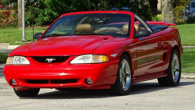 1994 ford mustang cobra svt indianapolis pace car edition convertible low miles
